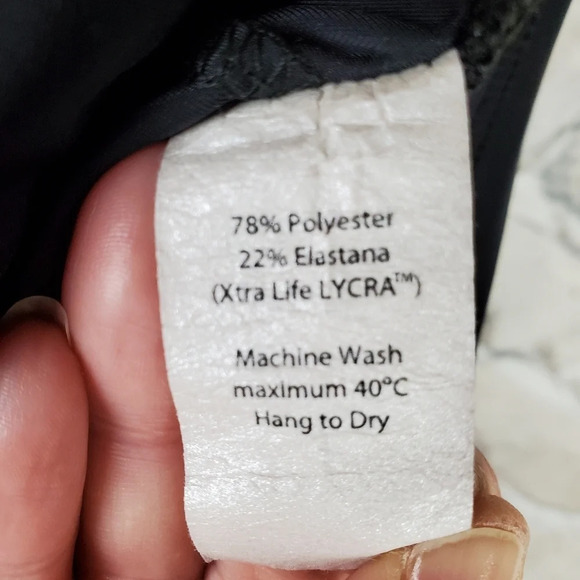 Plus Size Athleisure Capris Spunky Black XXL Mesh Accent Mona Lion Gym Yoga - Picture 12 of 13